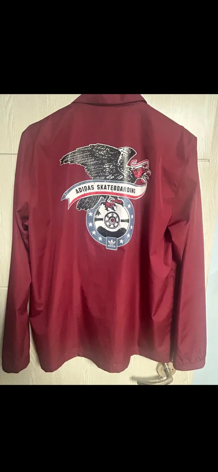 아디다스 버건디 코치자켓 상품이미지1