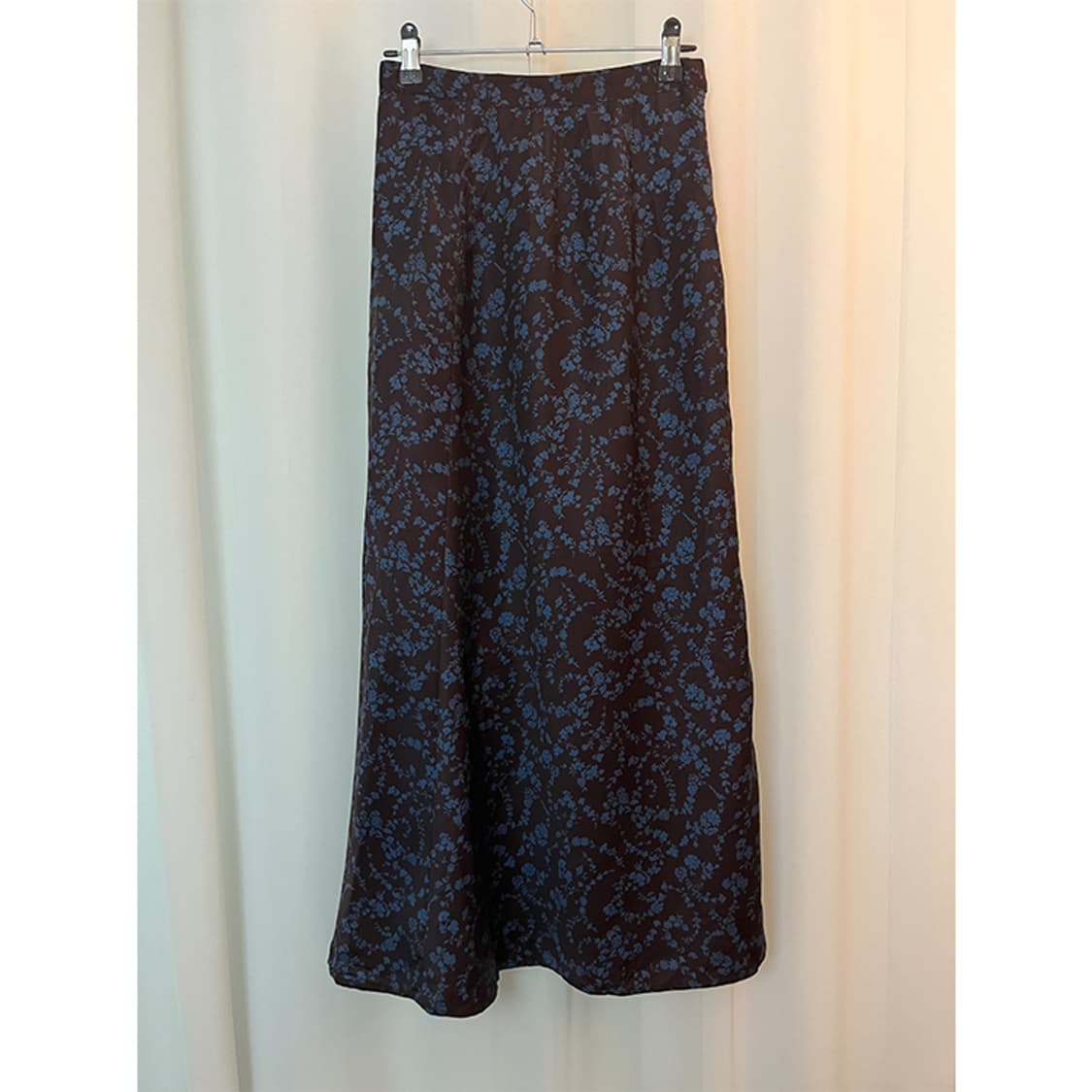 Blue flower pattern long skirt 상품이미지4