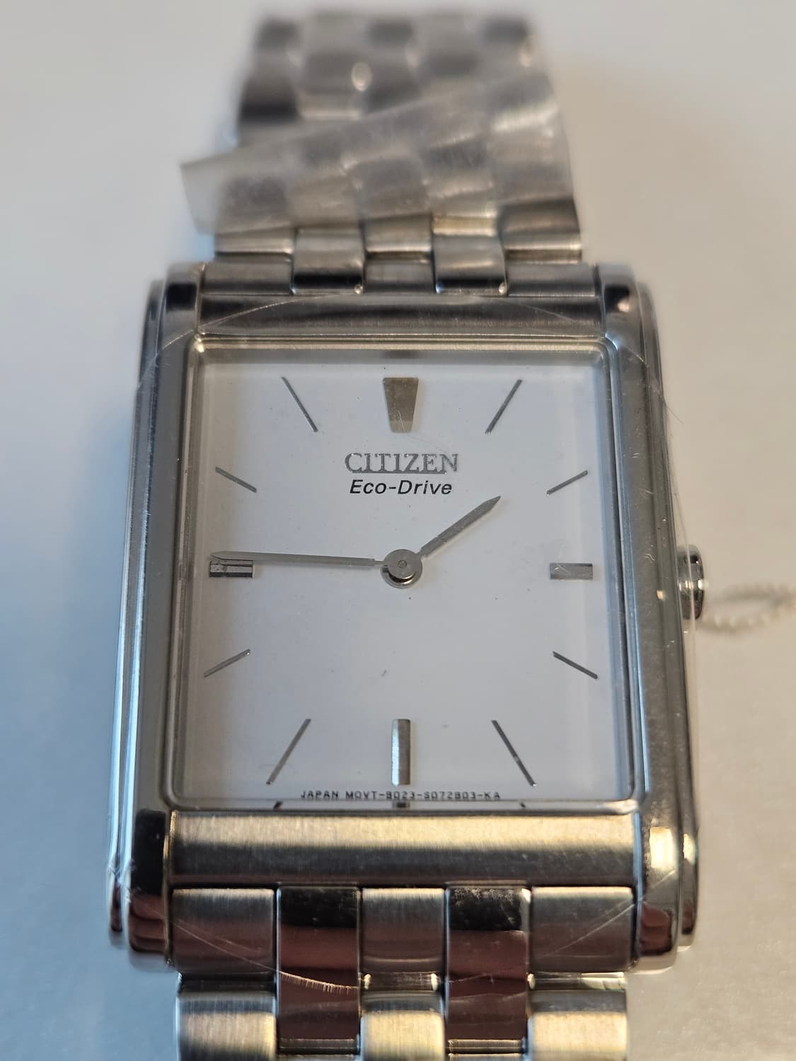 시티즌 Eco-Drive 사각 메탈 시계 민트급 상품이미지4