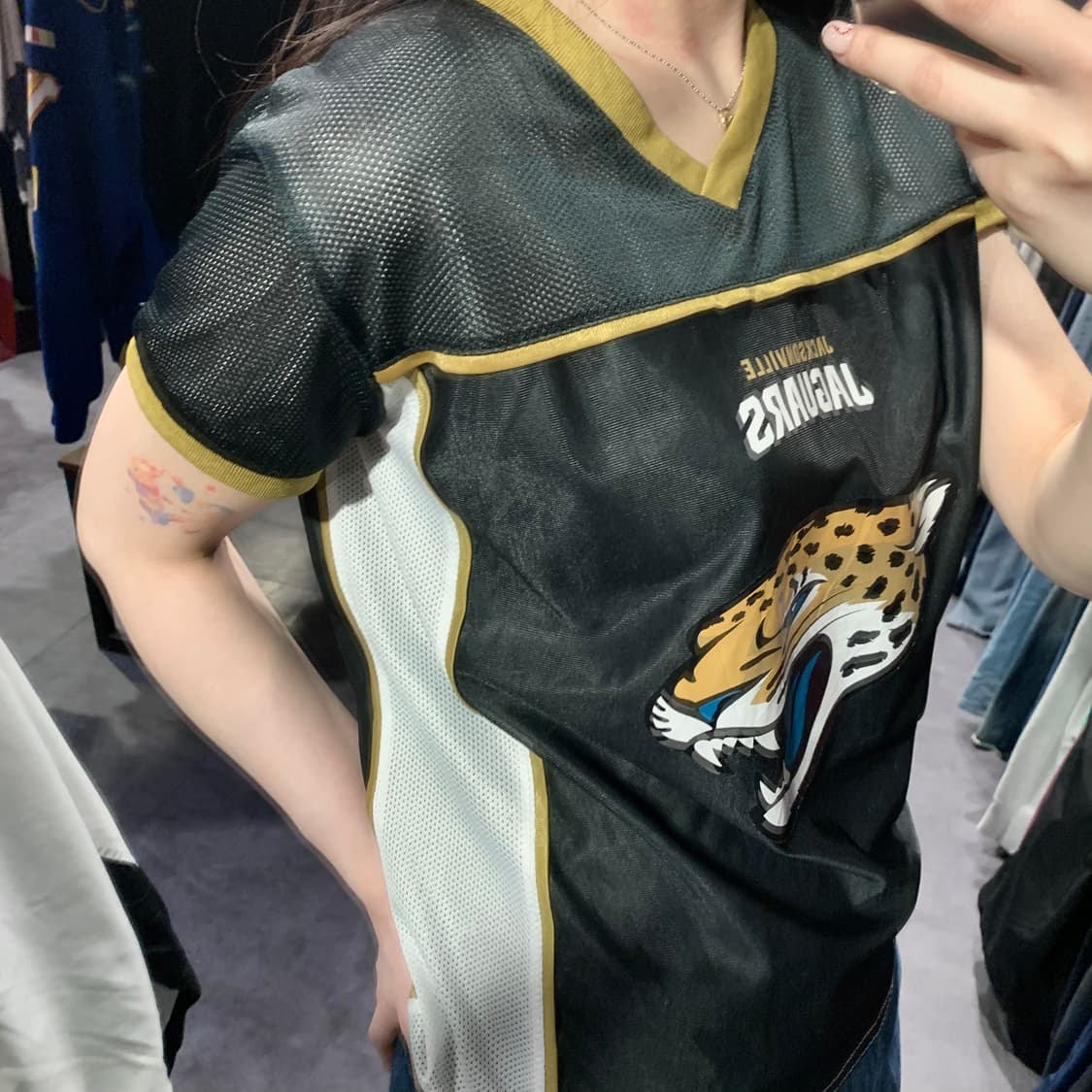 [IM] NFL 재규어스 플래그 풋볼 메쉬 반팔 져지 상품이미지5