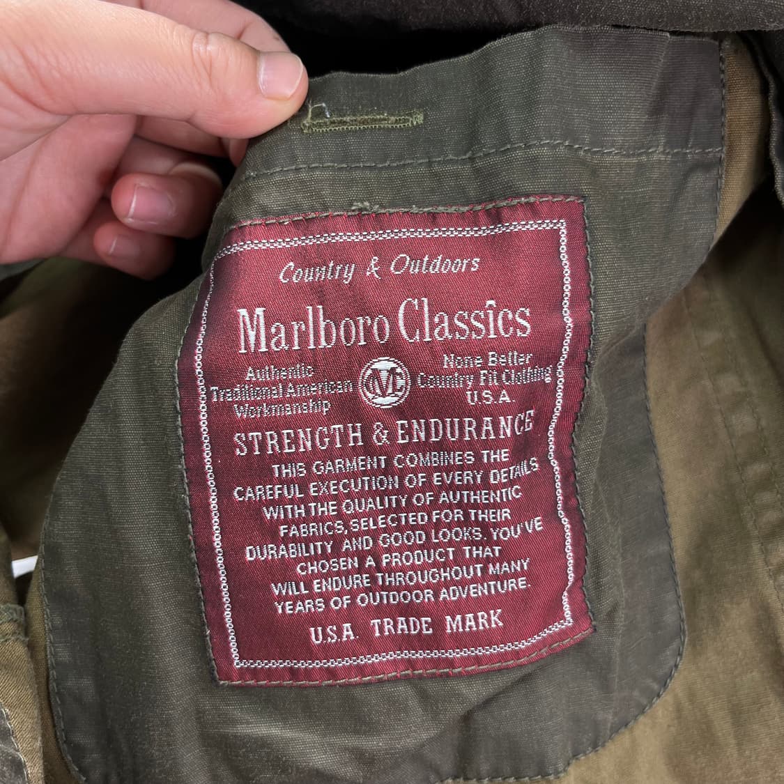 100 90s 빈티지 말보루 레더 야상자켓 상품이미지8