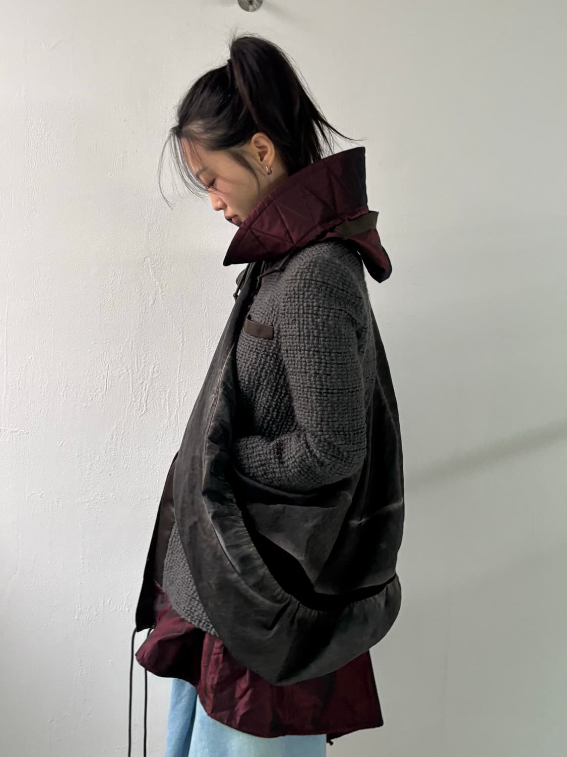 사카이 레이어드 코트 상품이미지1