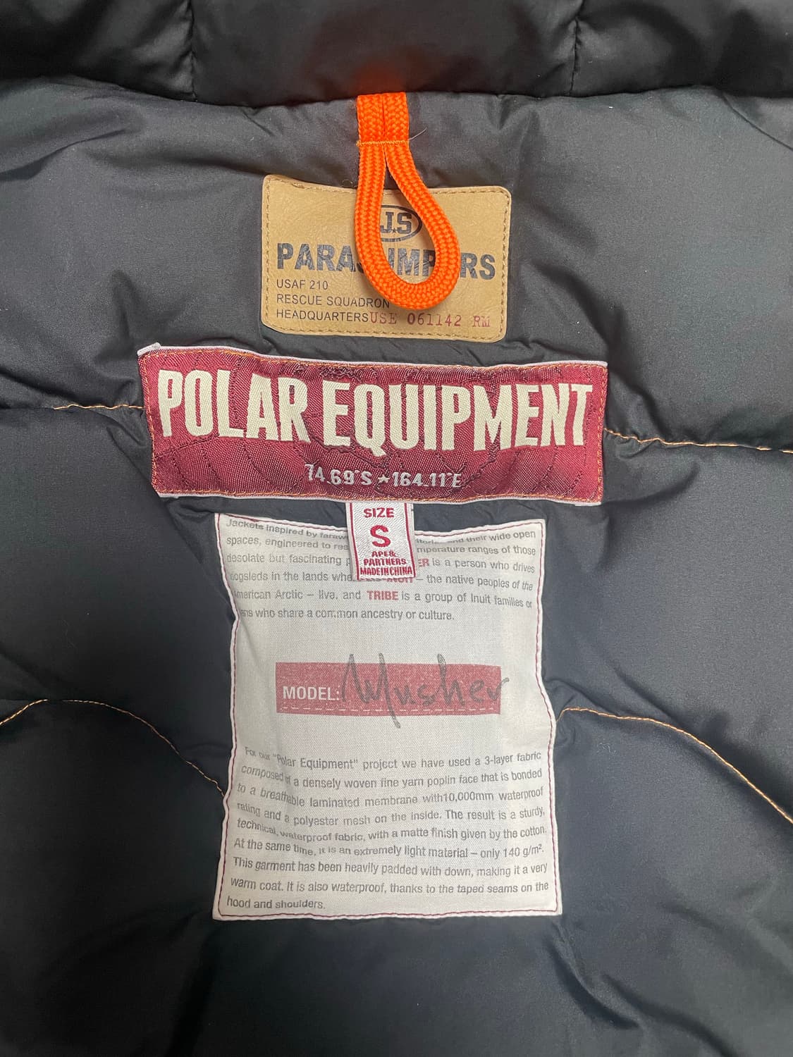 정품한글택 파라점퍼스 머셔 S 95~100 상품이미지4