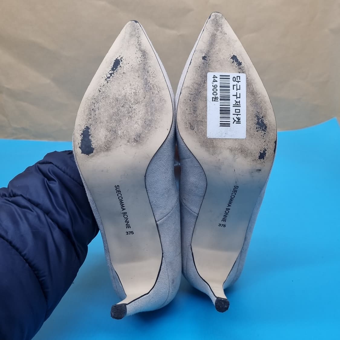 슈콤마보니 스웨이드 여성하이힐240 굽8 상품이미지3