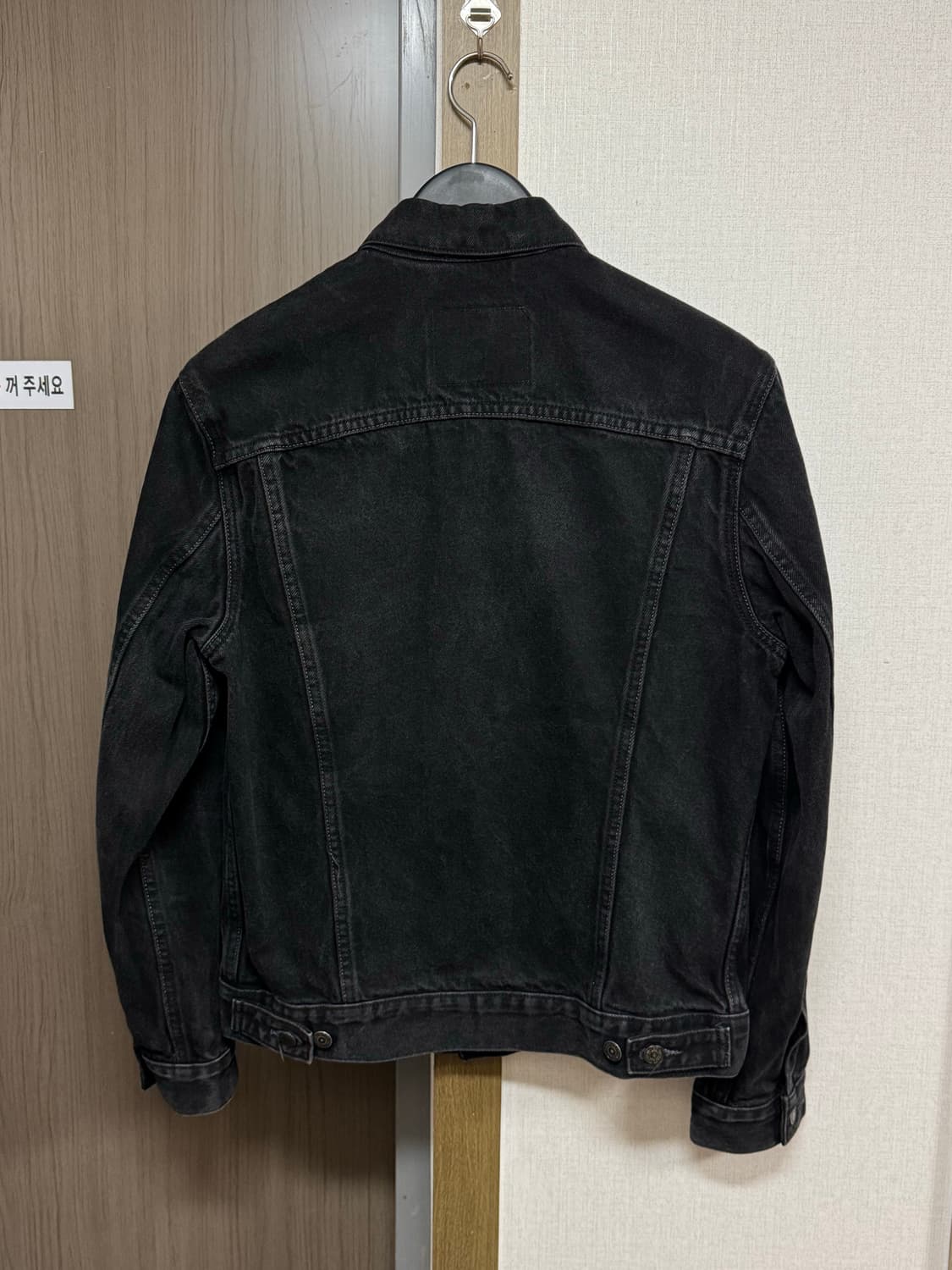 빈티지 리바이스 70589흑청 데님 자켓 + 505 상품이미지3