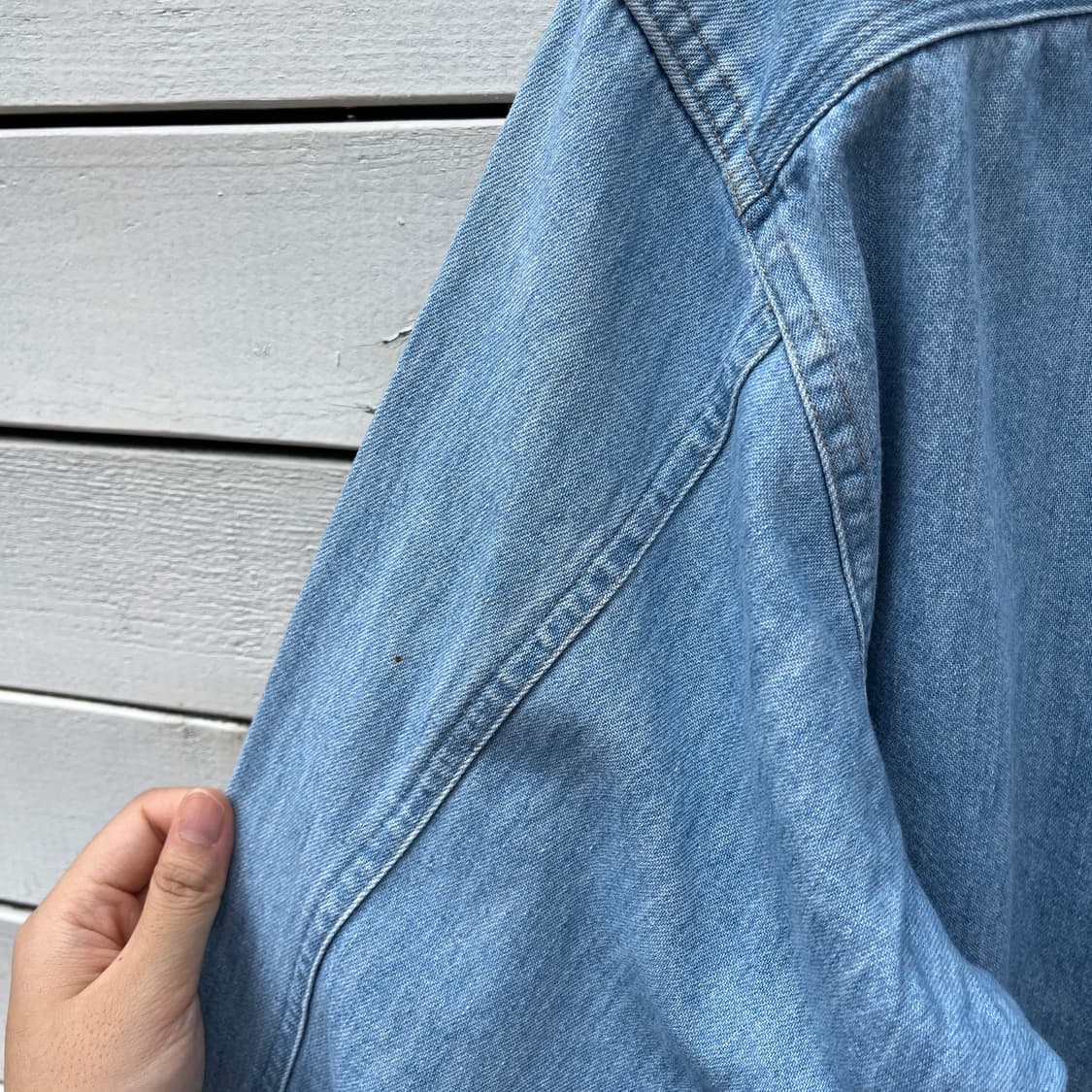 Calvin Klein 90s 캘빈클라인 데님 셔츠 상품이미지9