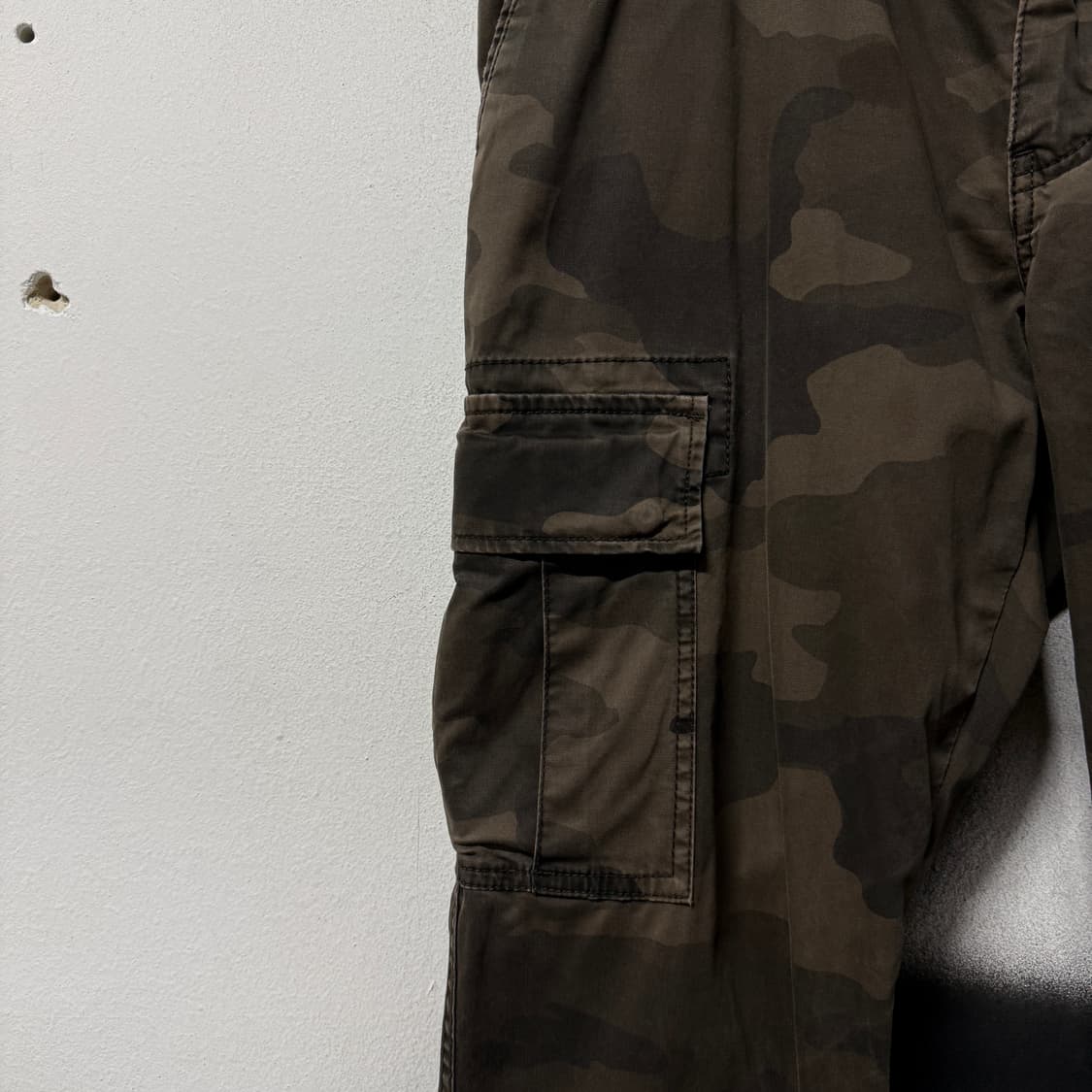 VTG 빈티지 빅사이즈 우드랜드 카모 밀리터리 와이드 카고 팬츠 상품이미지3