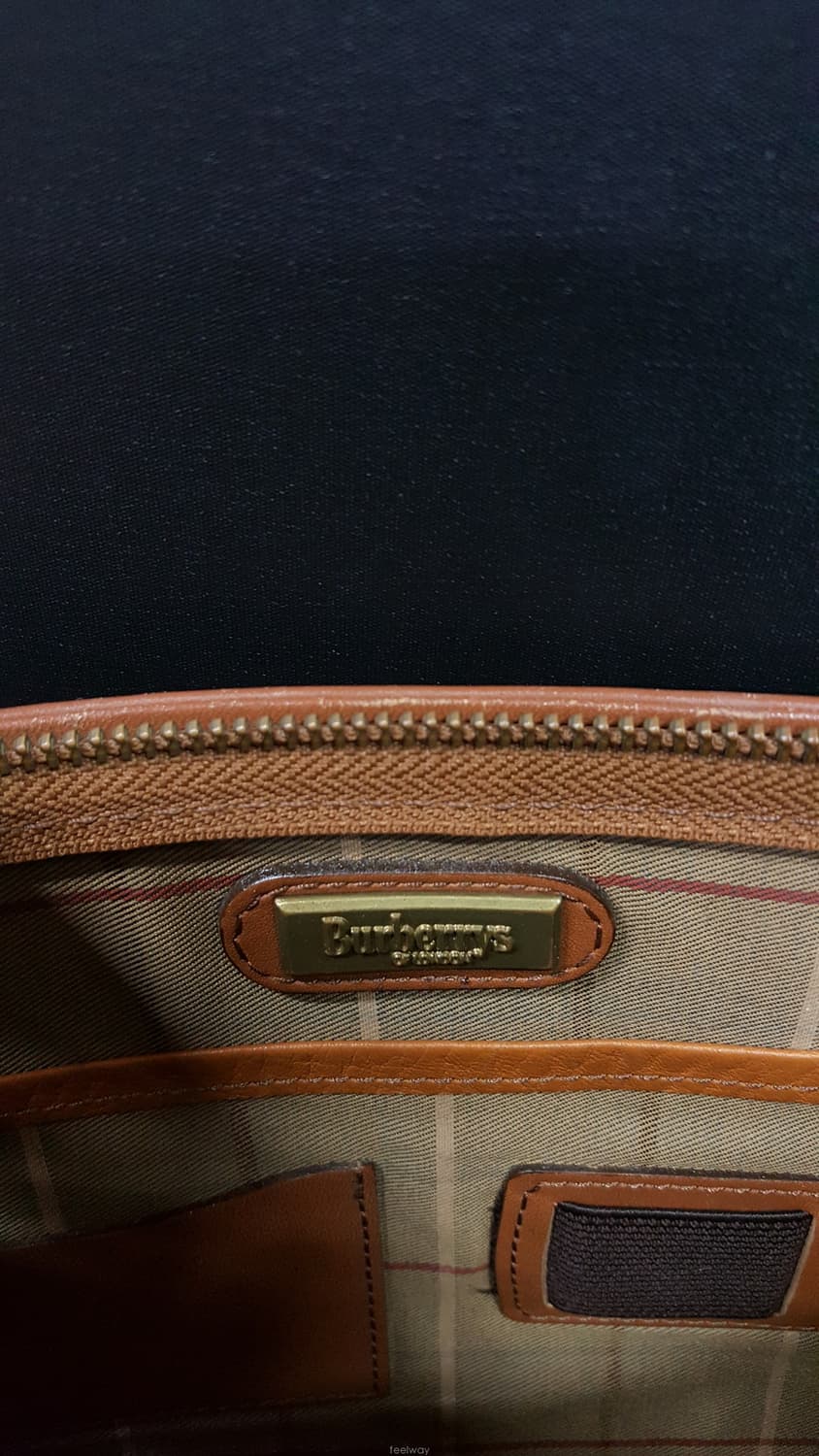  Burberry 버버리 레트로 빈티지 맨스백 파우치 클러치백 상품이미지4