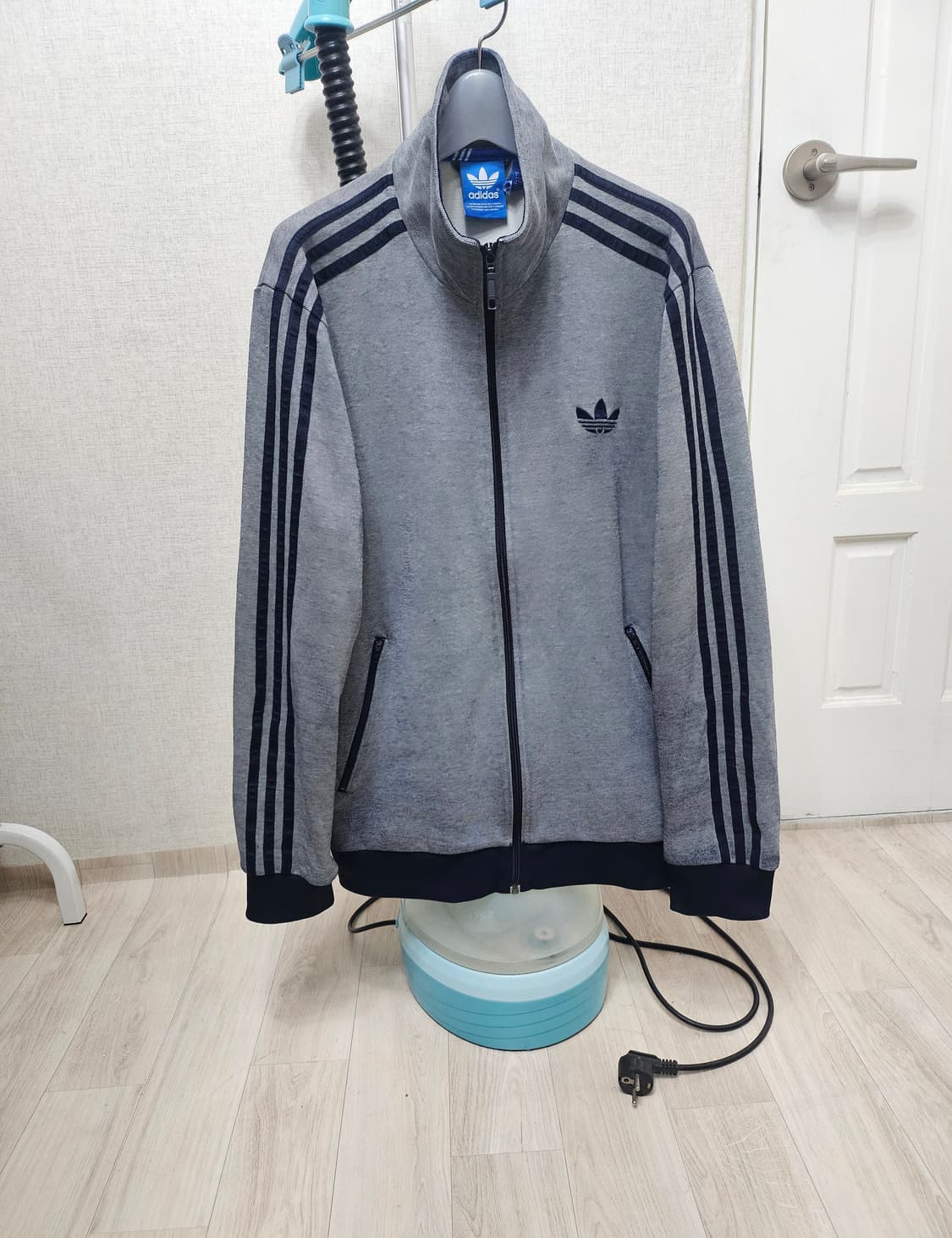 (100)L☆우주매물☆ 아디다스 파이어버드 [회색그레이네이비] 트랙탑져지 상품이미지1