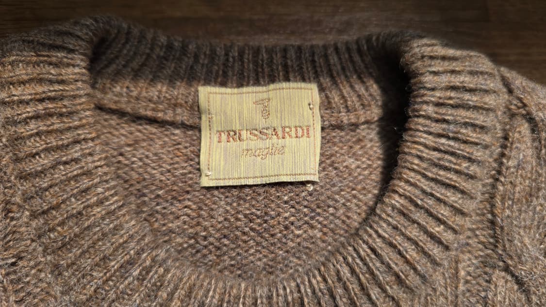 TRUSSARDI 트루사르디 버진울 니트 남성 XL 상품이미지4