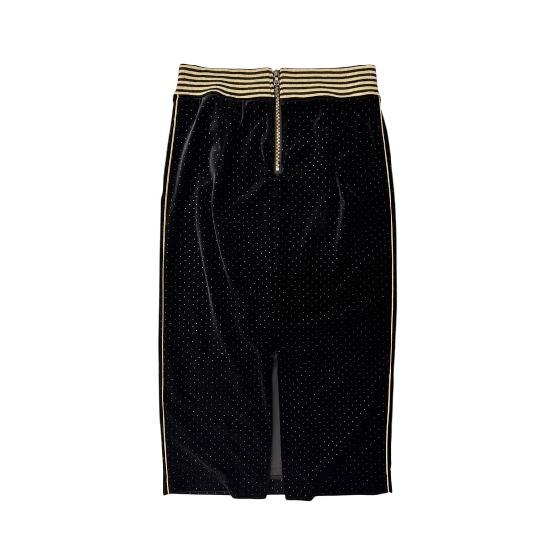 히스테릭글래머 스타로고 벨벳 스커트 블랙 상품이미지2