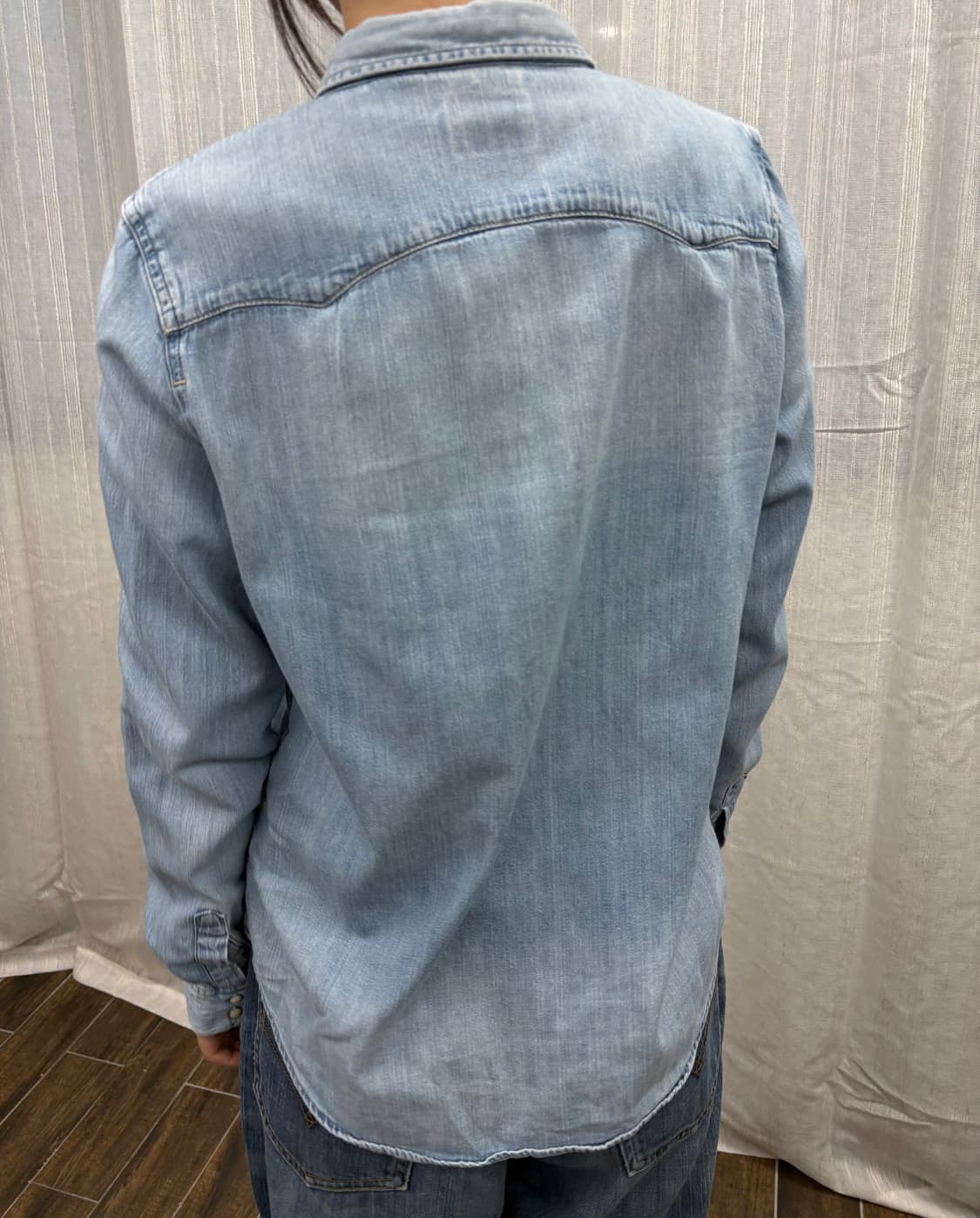 리바이스 웨스턴 연청 데님 셔츠 상품이미지2
