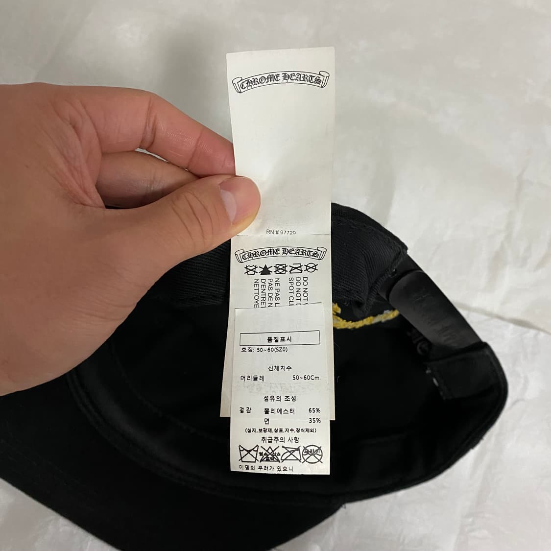 [Free] 크롬하츠 CH 베이스볼햇 블랙 옐로우 상품이미지7