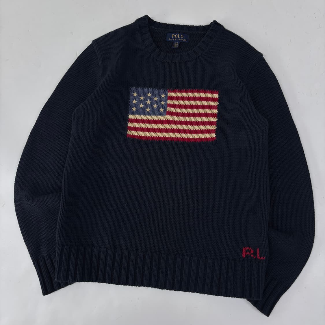 폴로 성조기 니트  상품이미지3