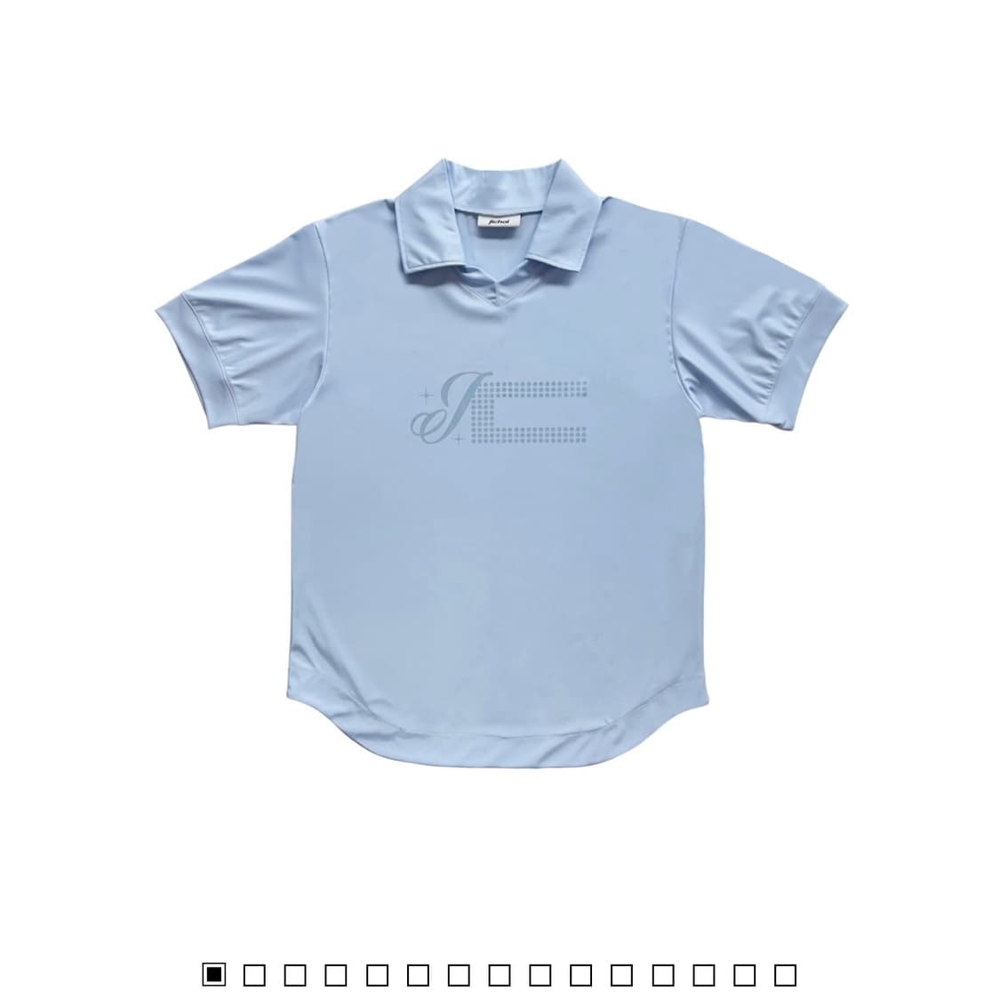 지초이 COLLAR V-NECK T-SHIRT 상품이미지1