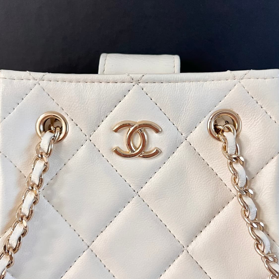 [S급/정품] 샤넬 더블 체인 타이니 샤핑 크로스백 가방 상품이미지6