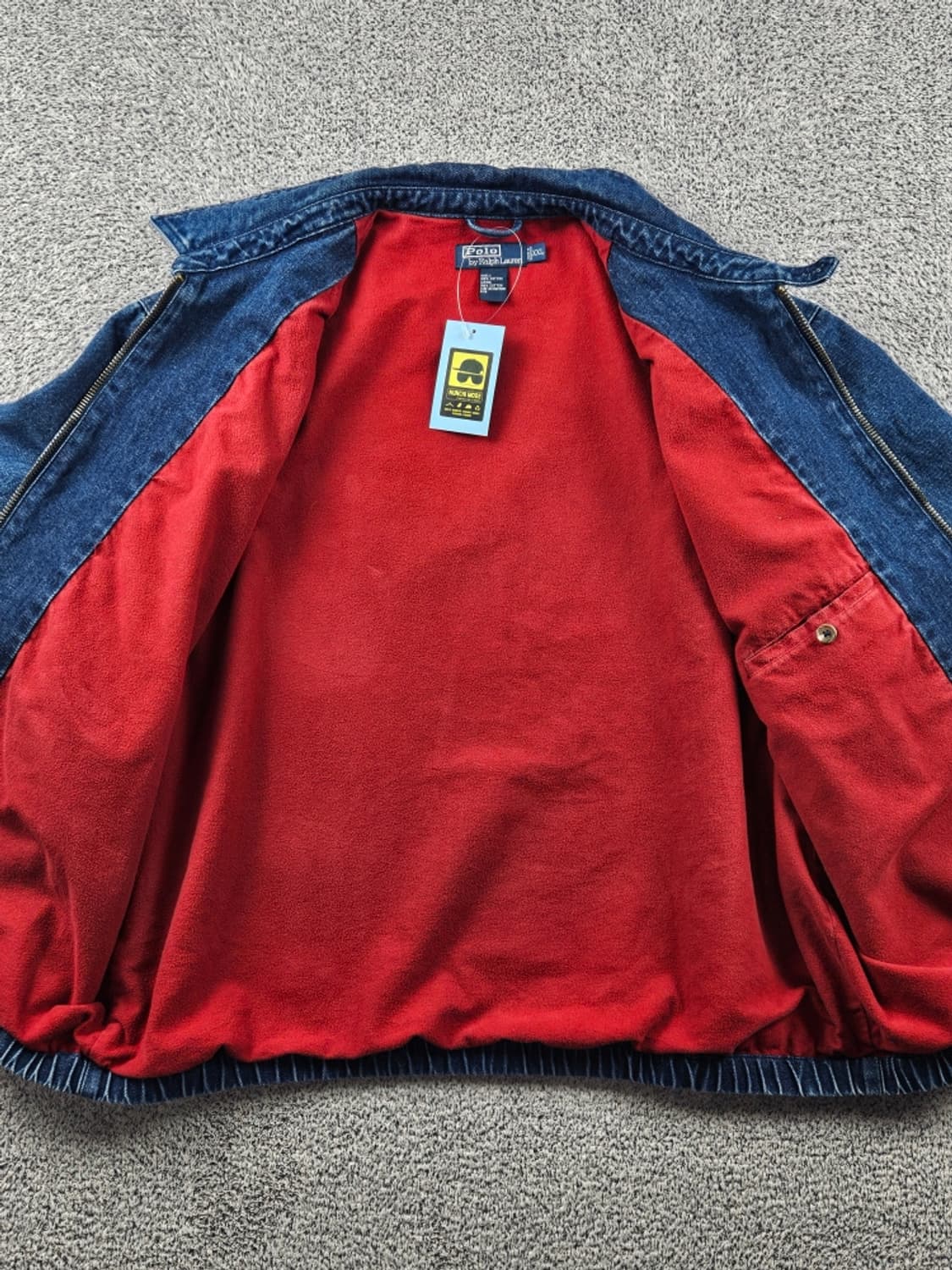 폴로랄프로렌 데님 레드라이닝 블루종 자켓 ( 2XL ) / 10806 상품이미지10