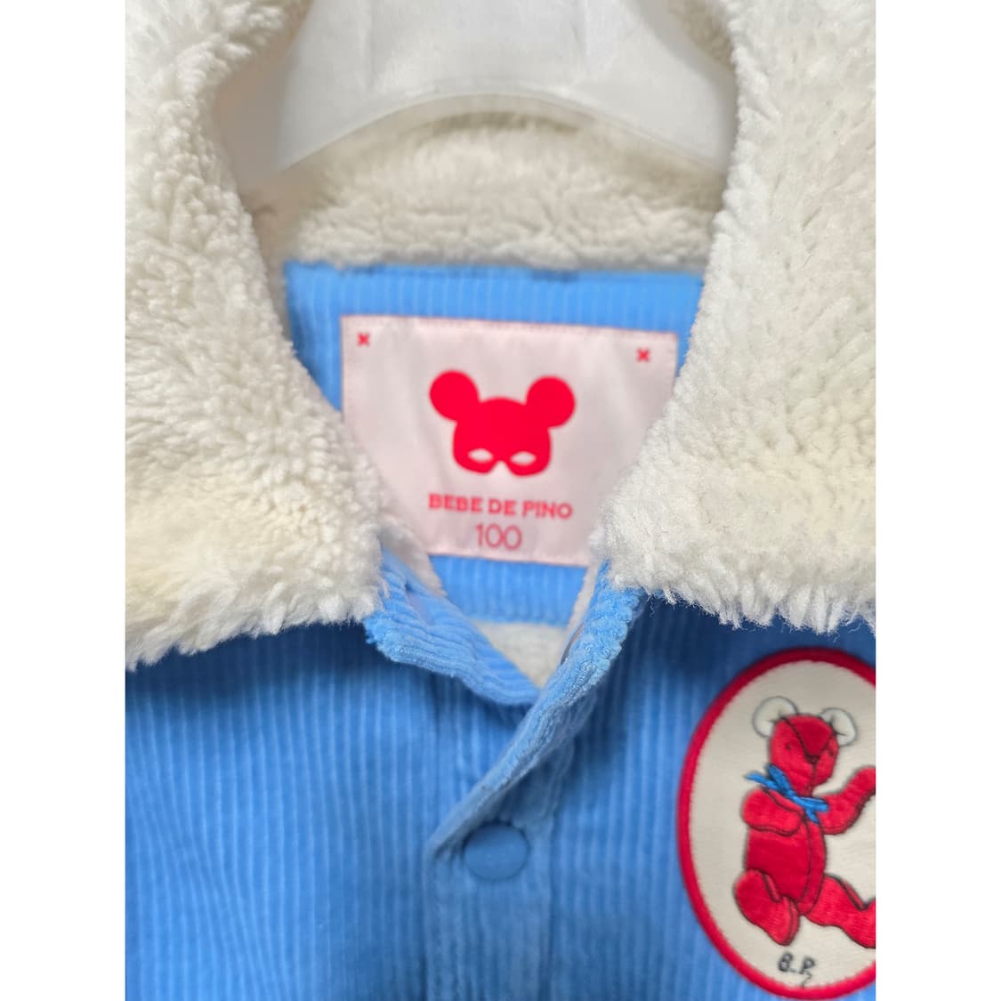 택포// 베베드피노 코듀로이 양털 자켓 100 상품이미지2