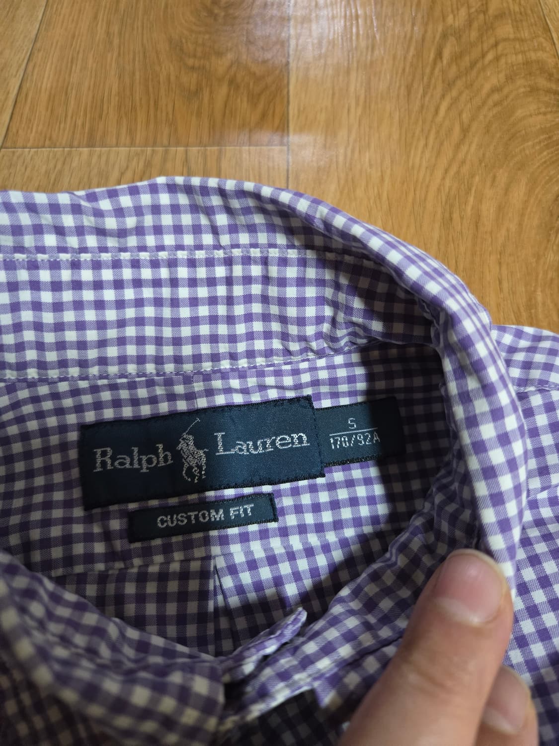 폴로 랄프로렌 남성 커스텀핏 체크 셔츠 상품이미지7