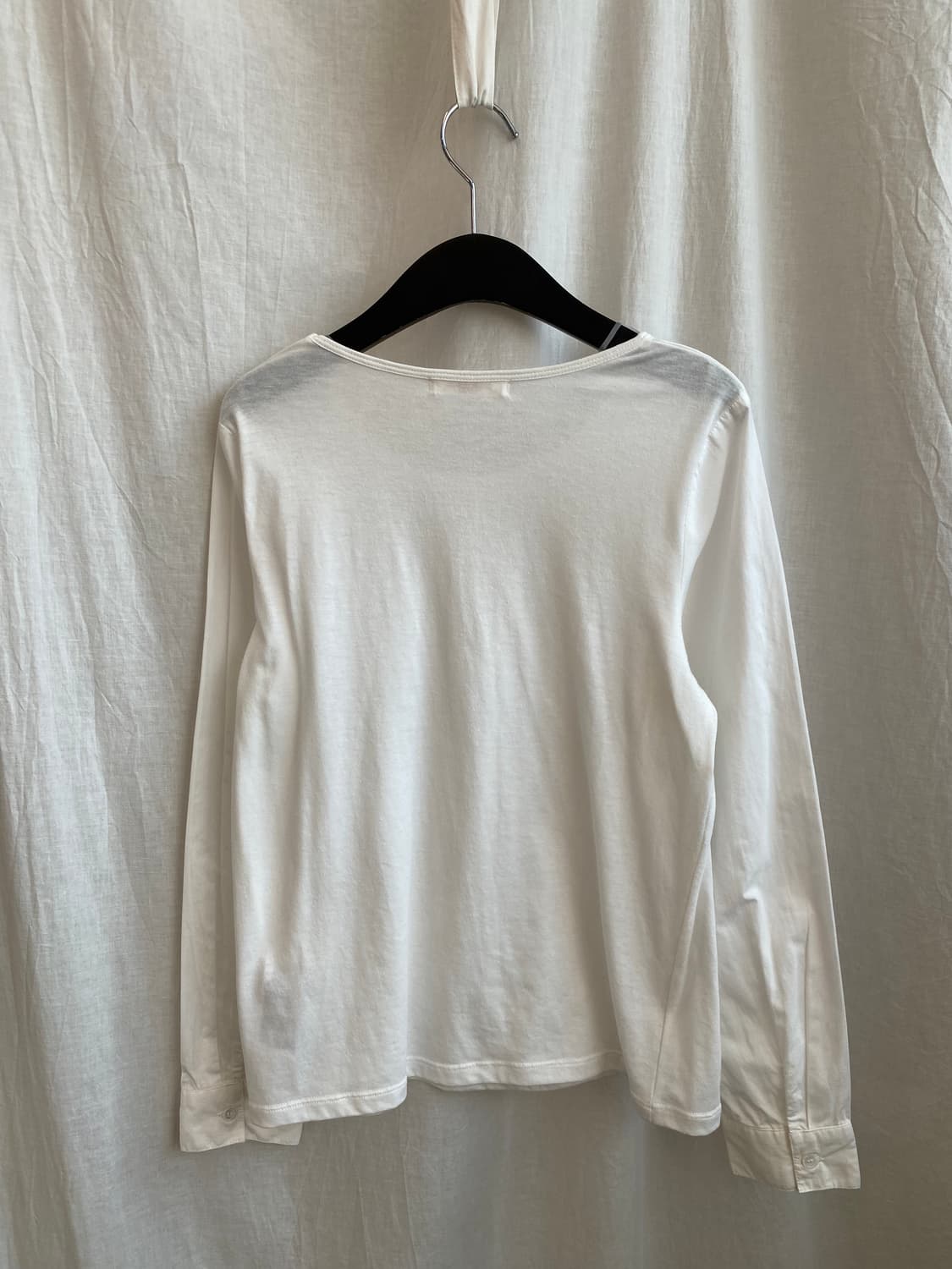 CHOCOL RAFFINE 화이트 베이직탑(M) 상품이미지3