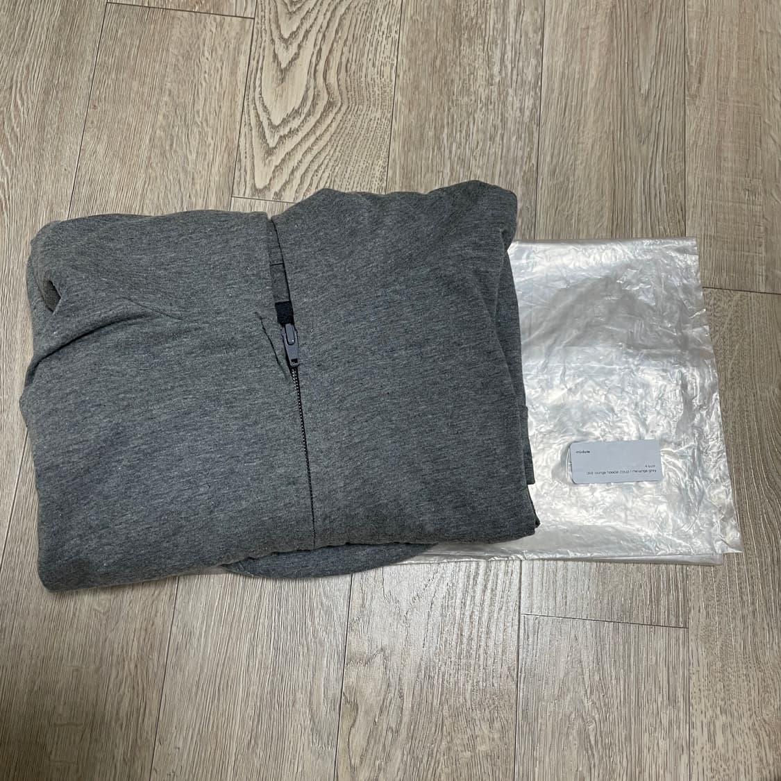 머듈 라운지 후드집업 그레이 4  상품이미지3