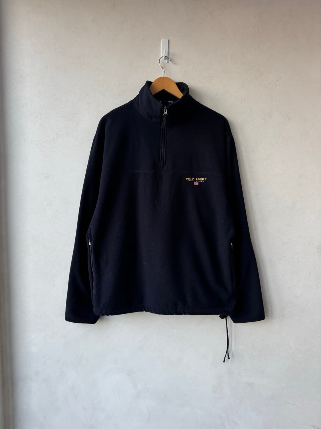 90s 폴로 스포츠 반집업 후리스 상품이미지1