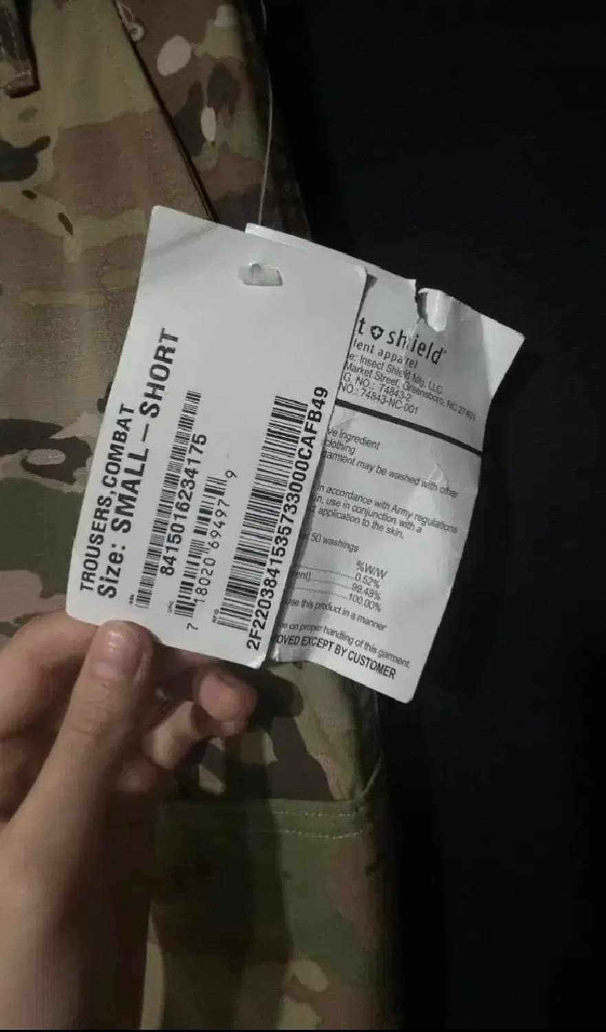 미군 멀티캠 팬츠 신품 상품이미지2