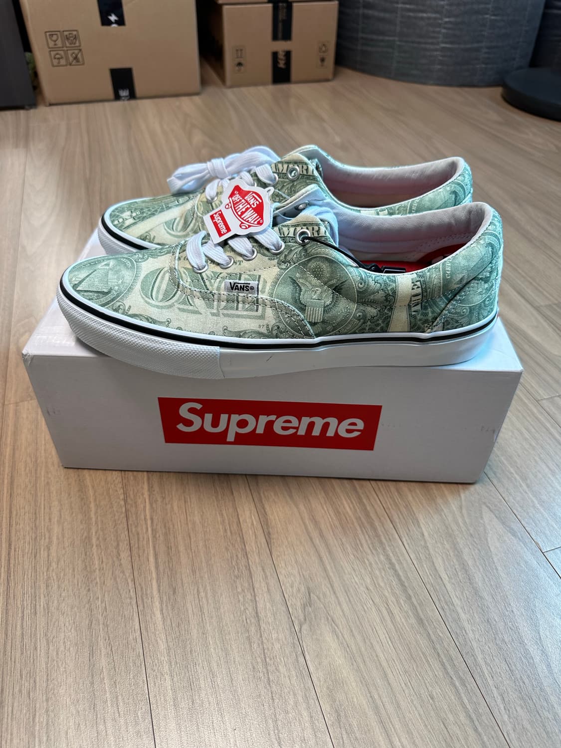 반스 x 슈프림 에라 달러 그린 280 상품이미지2