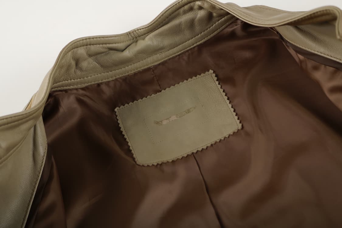 [XL] 빈티지 양가죽/염소가죽 스웨이드 싱글라이더 자켓 상품이미지5