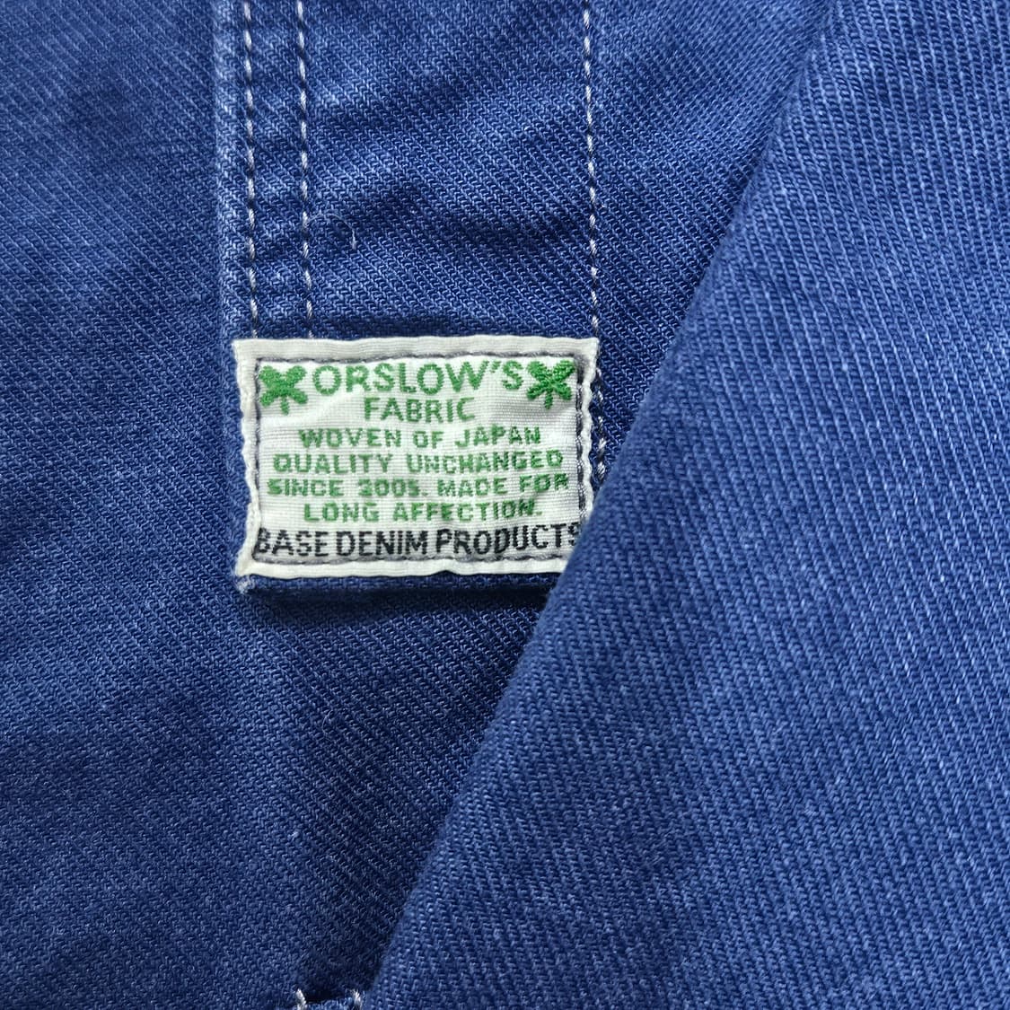 오어슬로우x페니카 노카라 데님자켓 1사이즈 상품이미지4