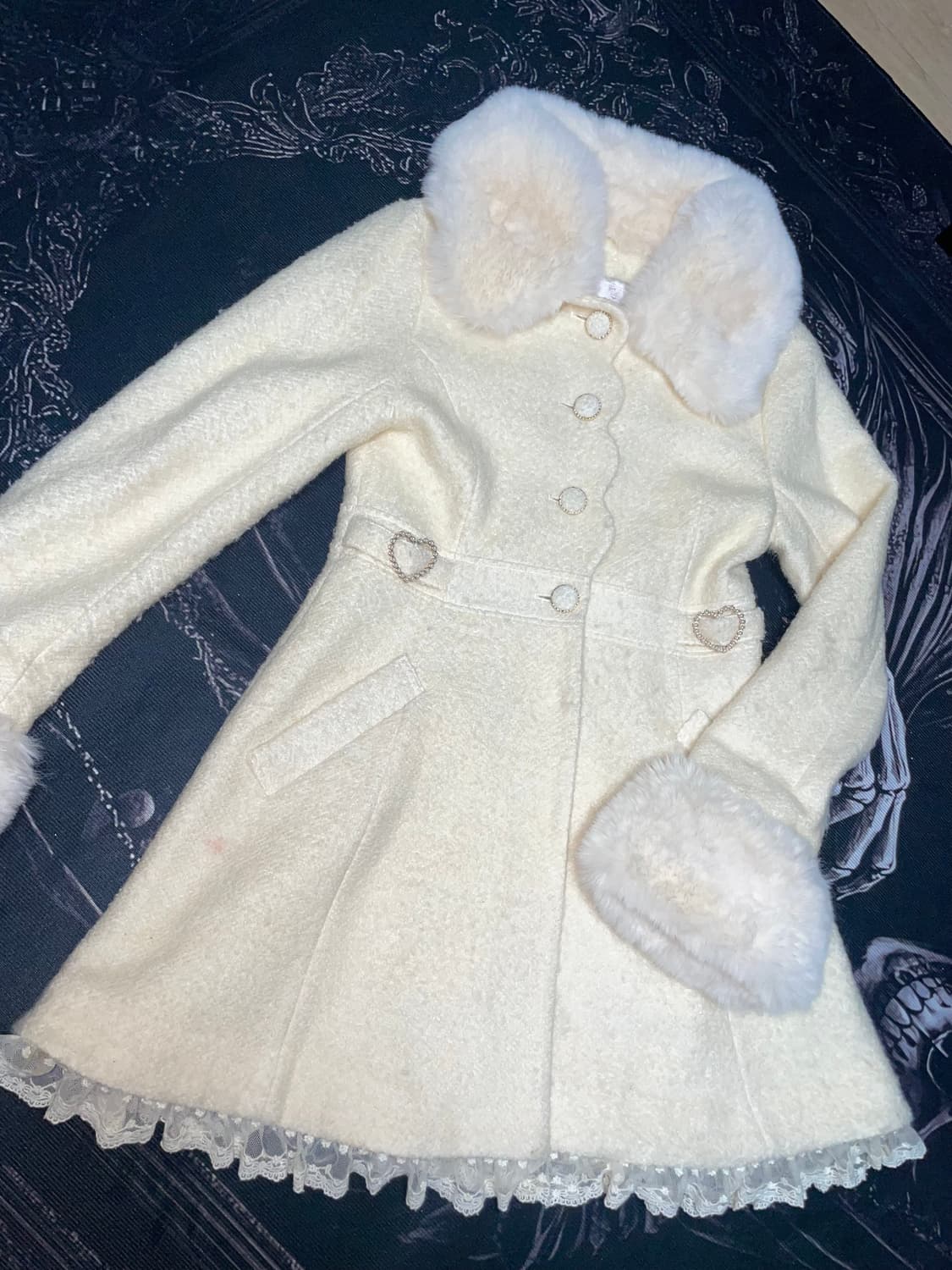 리즈리사 하트버클 퍼코트 히메갸루 양산형 상품이미지2