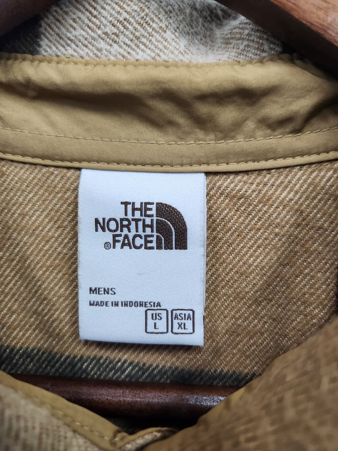 노스페이스 베이지 체크셔츠 상품이미지7