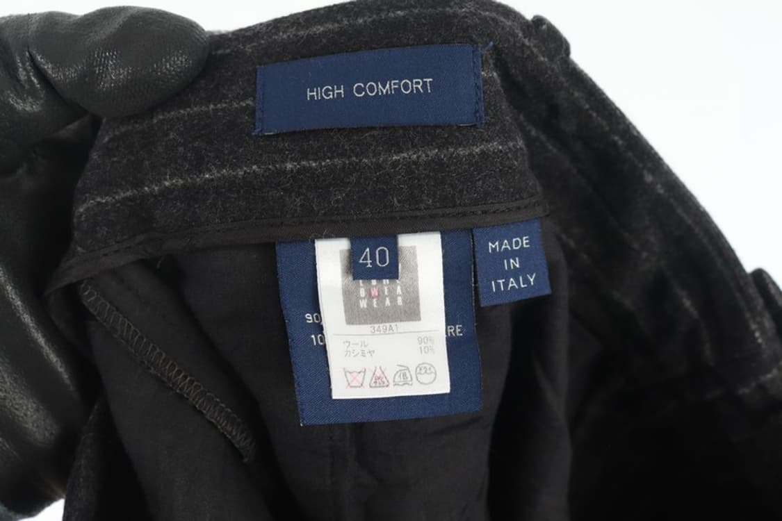 슬로웨어 (인코텍스) (WOMEN - L) 캐시미어 울 스트라이프 슬랙스 상품이미지10