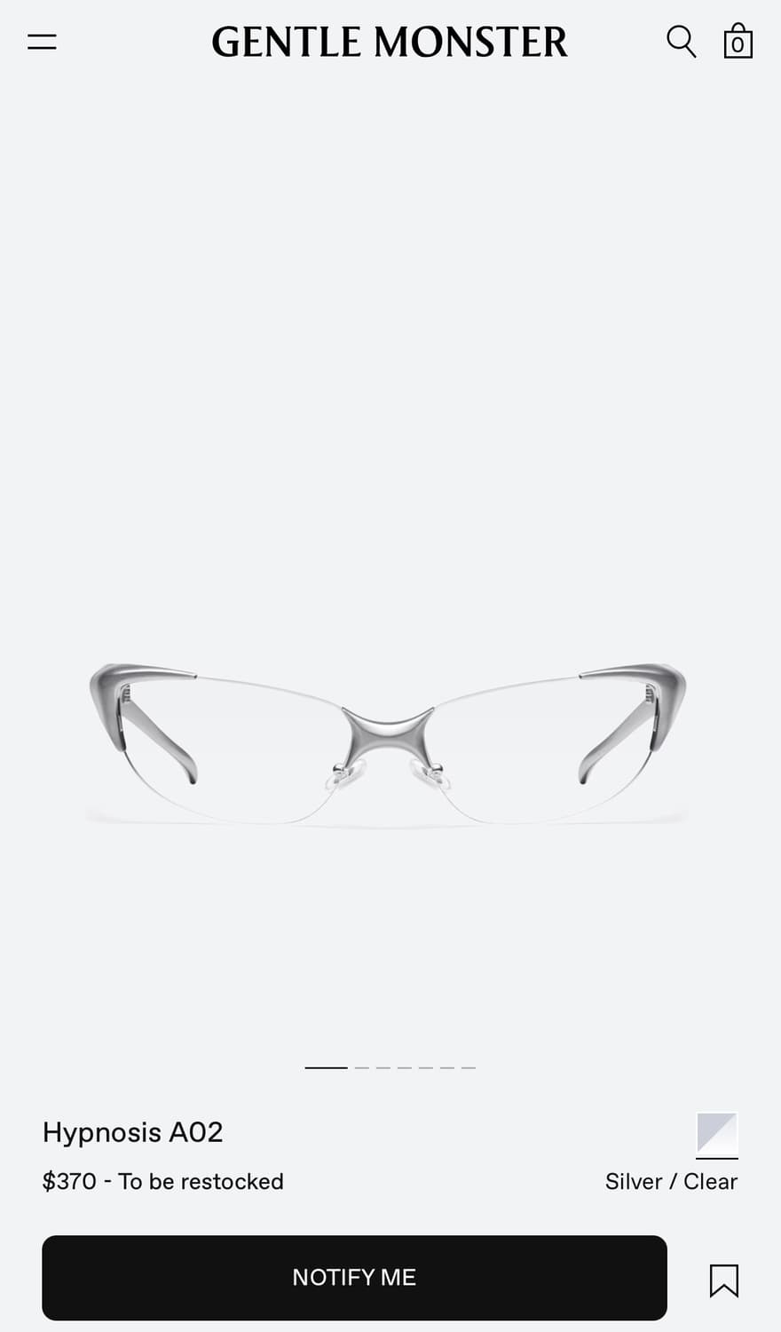 젠틀몬스터 Hypnosis A02 상품이미지1