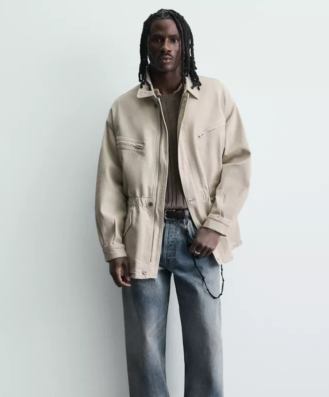 자라 벨트 자켓 상품이미지5