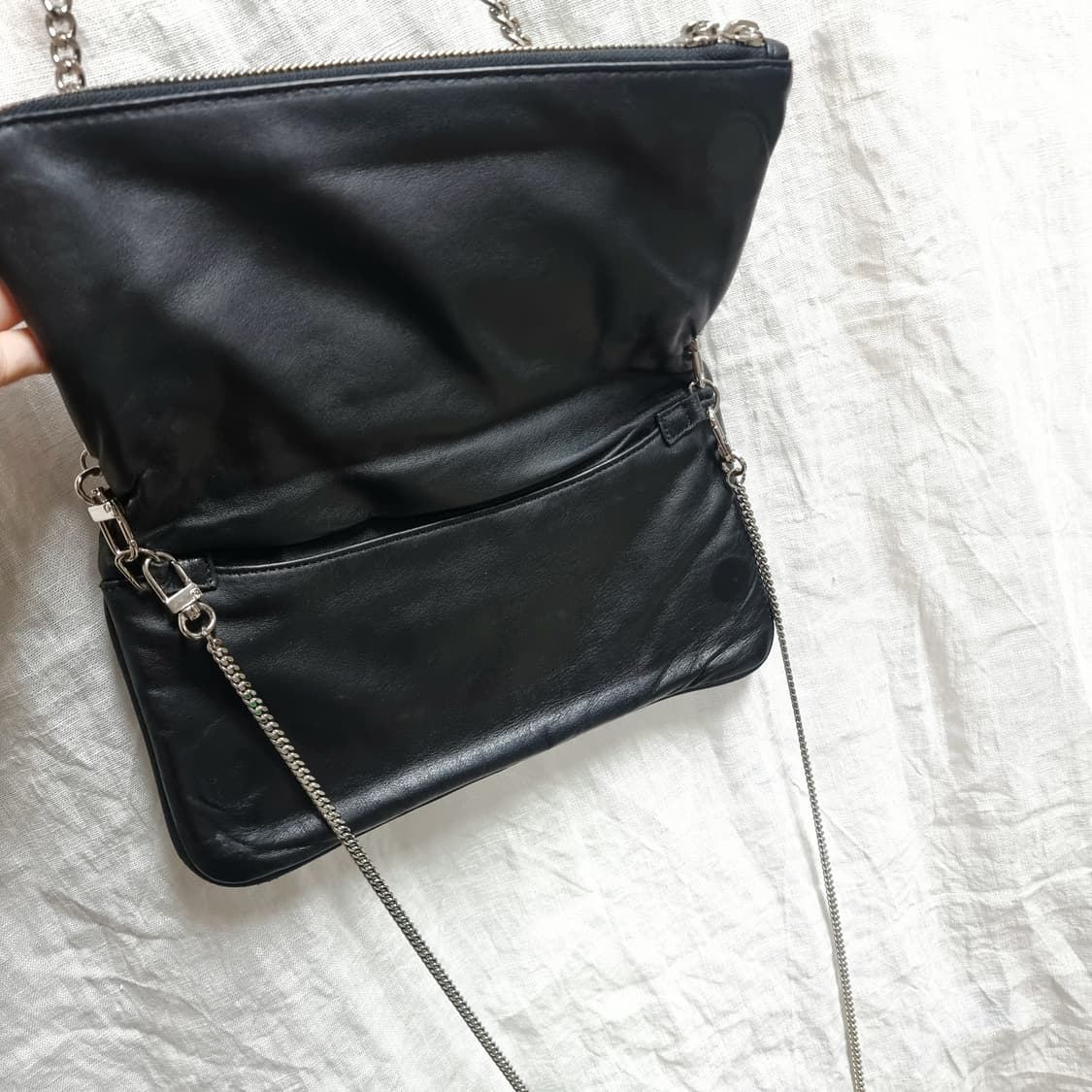 쟈딕앤볼테르 시그니처 가죽 체인백 숄더백 락 새들백 클러치백 /상태좋음 상품이미지5