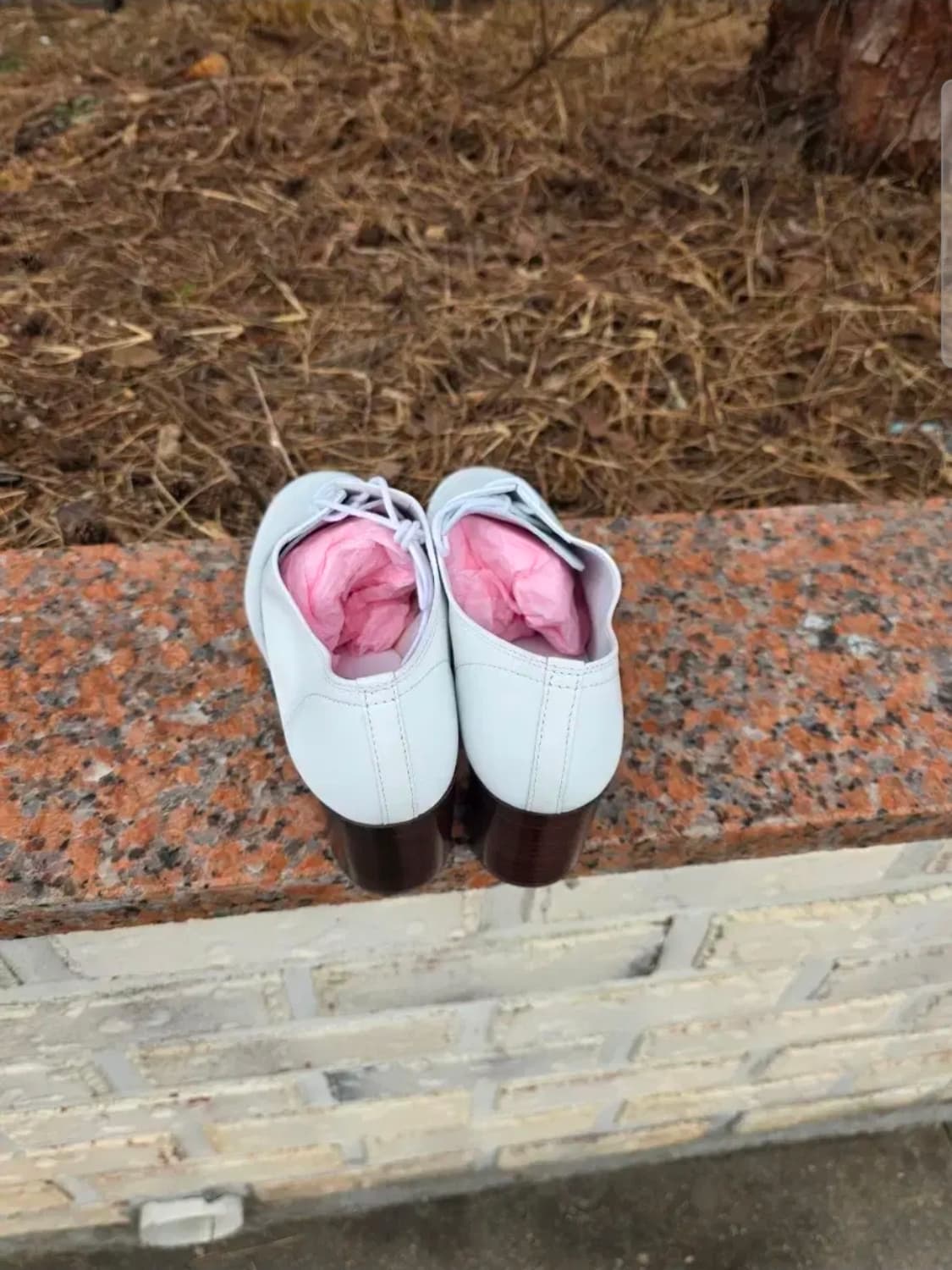 레페토 흰색 레이스업 슈즈/240mm 상품이미지3