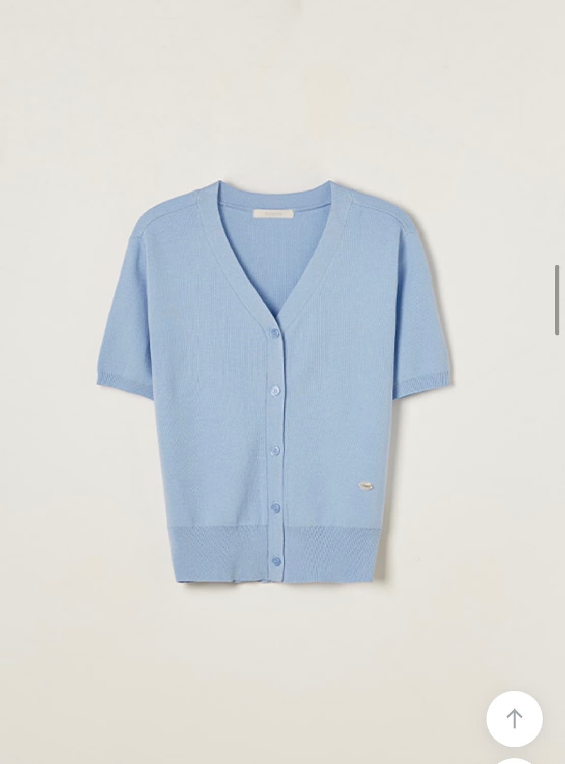 로엠 올데이 브이넥 반팔 가디건 상품이미지5