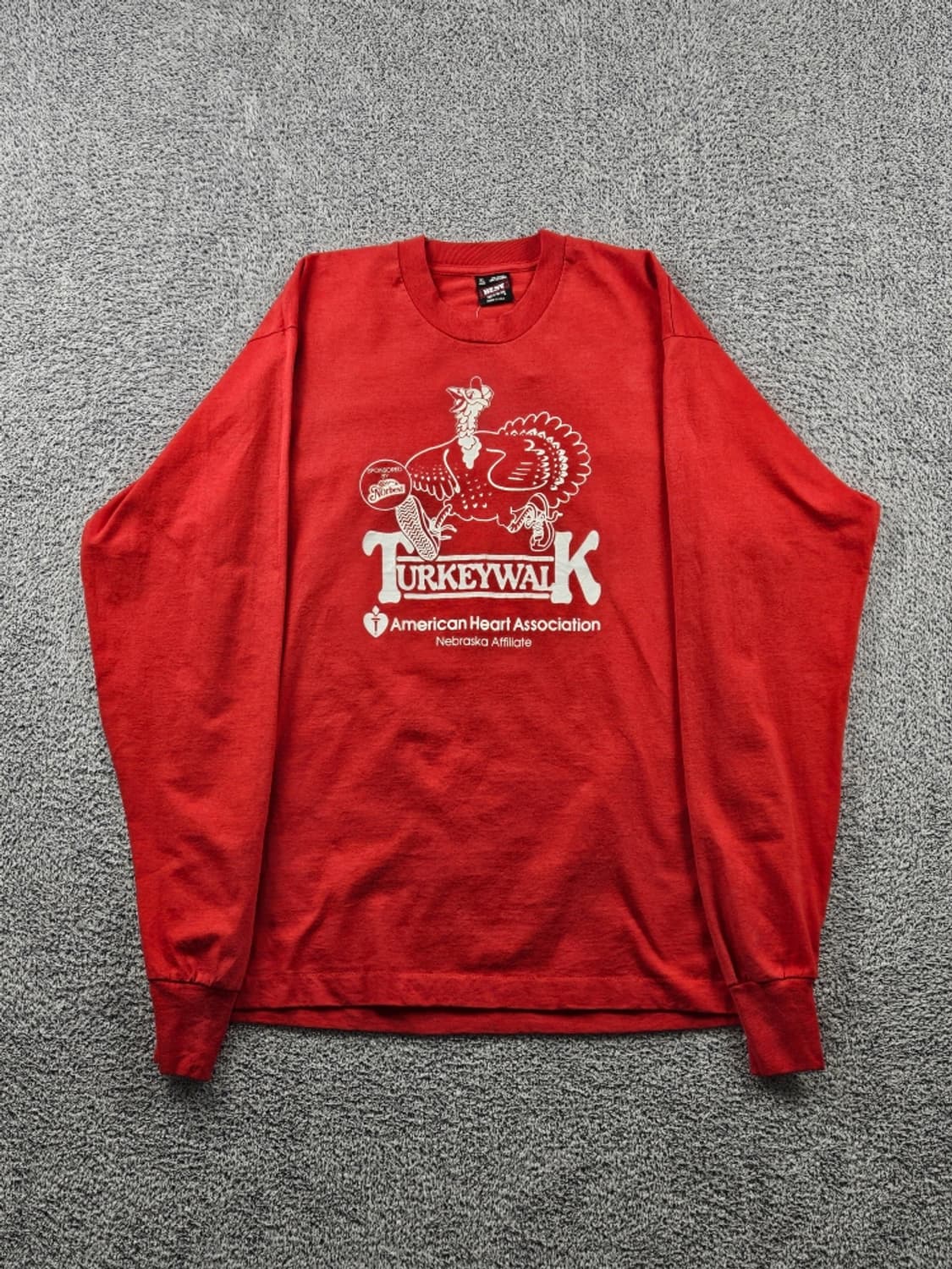 80~90's USA 프룻오브더룸 싱글스티치 롱슬리브 (XL)/11120 상품이미지2