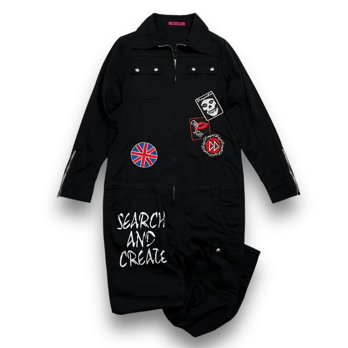 DIG-DEEP Punk Band patch jumpsuit 상품이미지2