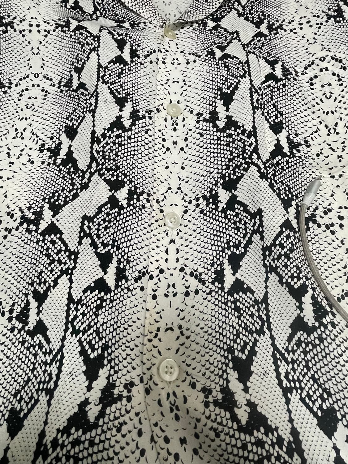 와코마리아 파이톤 반팔셔츠 xxl사이즈팔아요 상품이미지5