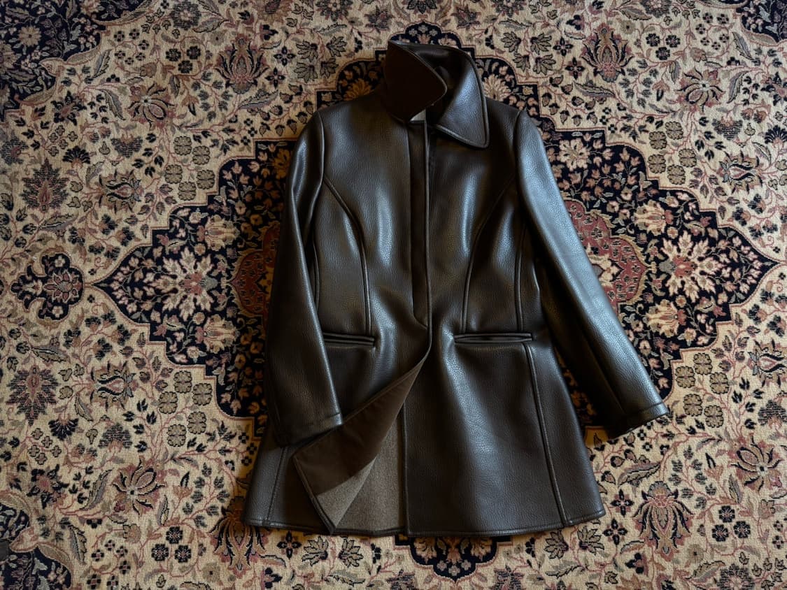 엠포리오 아르마니 그레인레더 코트 55~66 상품이미지2