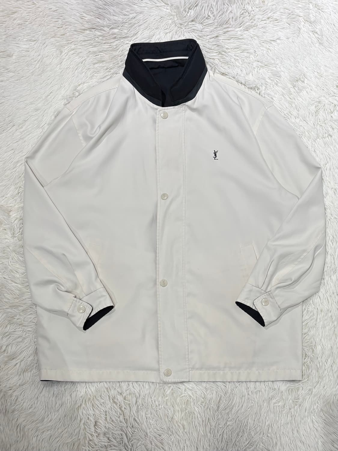 YSL 90’s 스몰로고 리버시블 자켓 상품이미지4