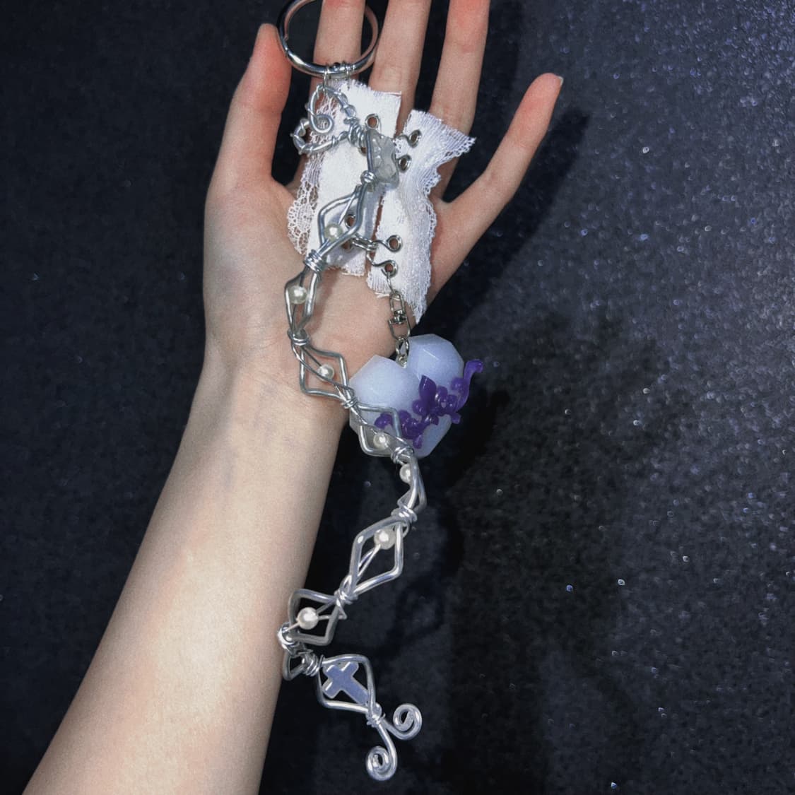 🤍vintage romantic Keyring 상품이미지3