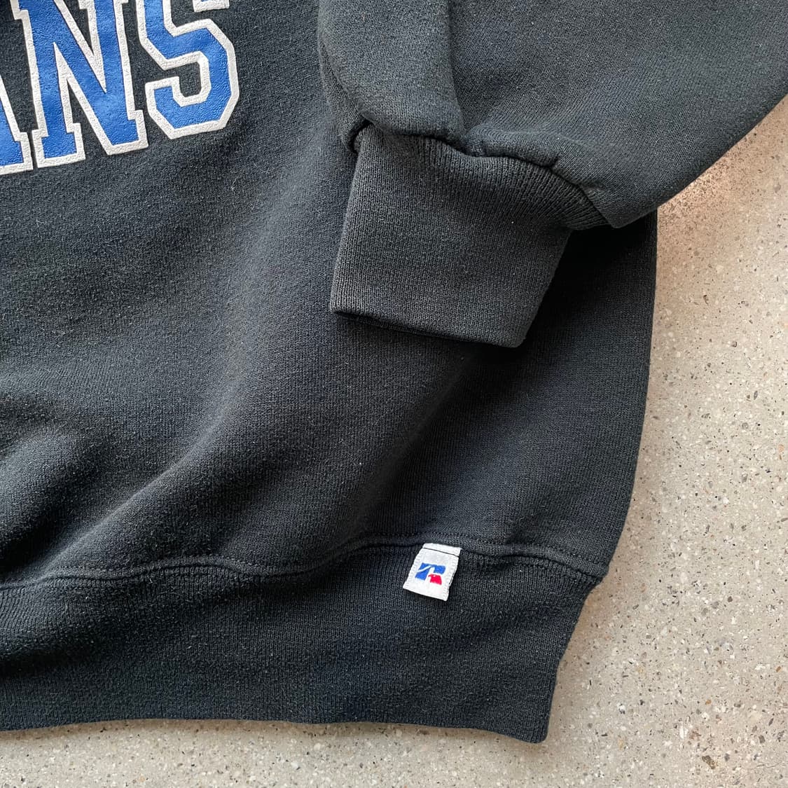 빈티지  러셀 애슬레틱 스웻셔츠 블랙(블루)made in usa 상품이미지4