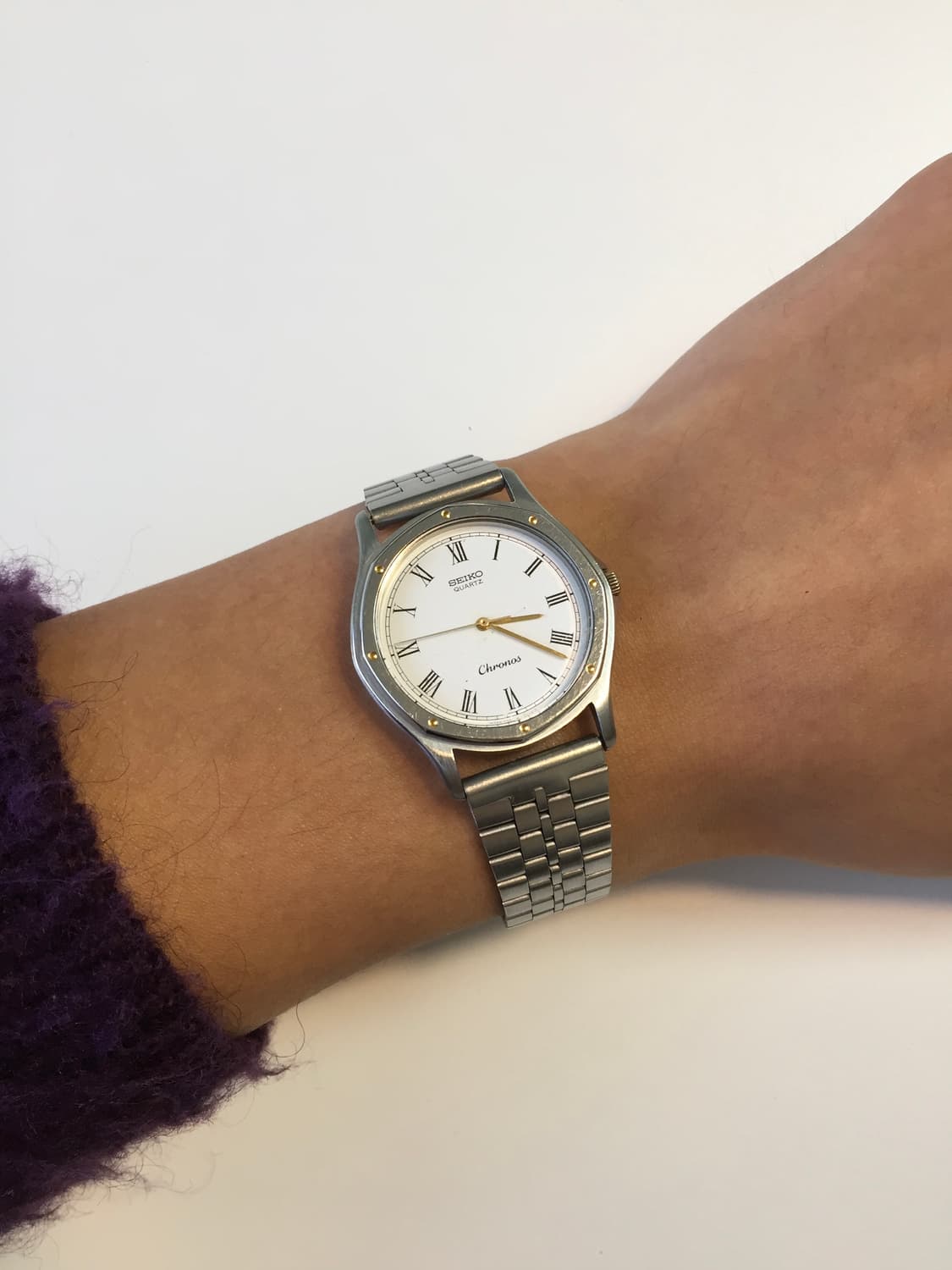 80s seiko chronos roman index combi 상품이미지5