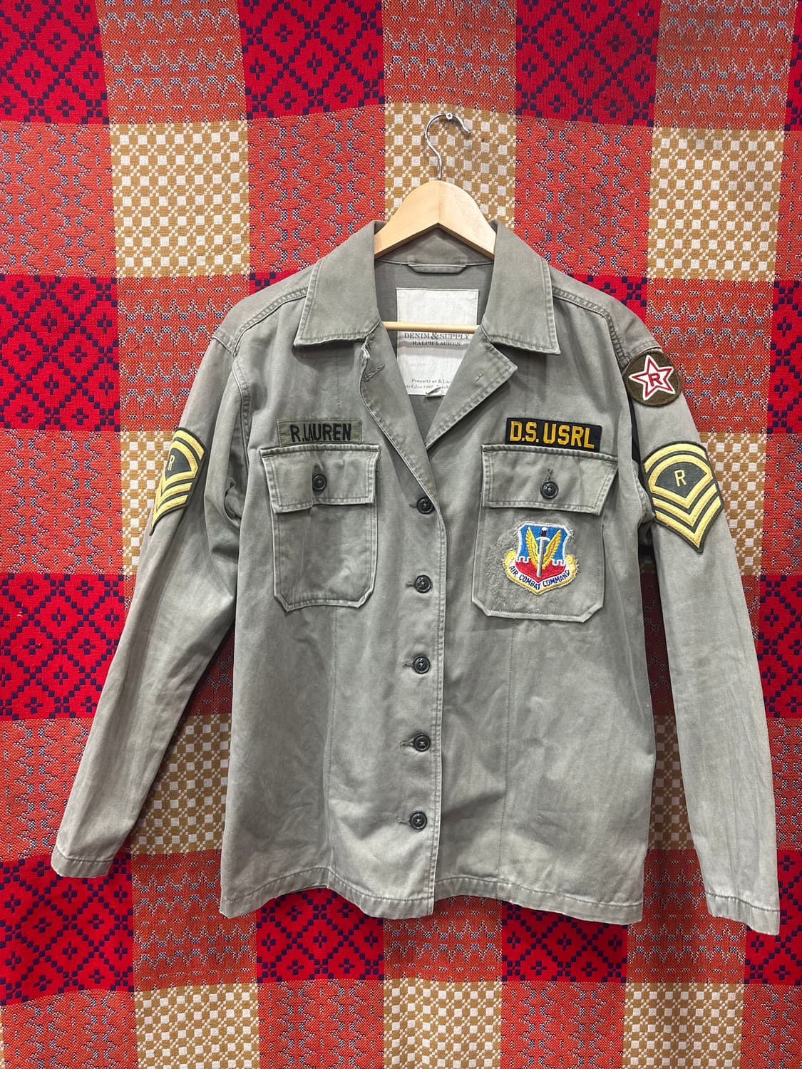 여상용 M 폴로 랄프로렌 데님앤서플라이  야상 셔츠   상품이미지1