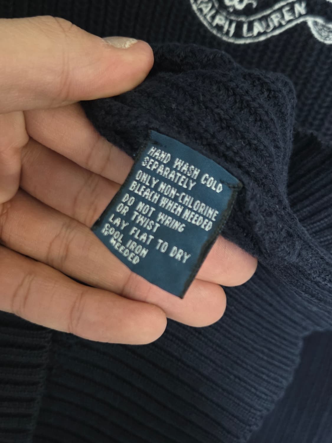 [폴로 랄프로렌] 럭비 카라 니트 | 00032 상품이미지5