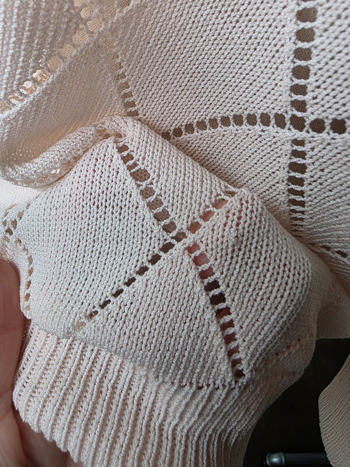 핸드메이드 플라워 크로쉐 펀칭 니트 가디건 상품이미지6