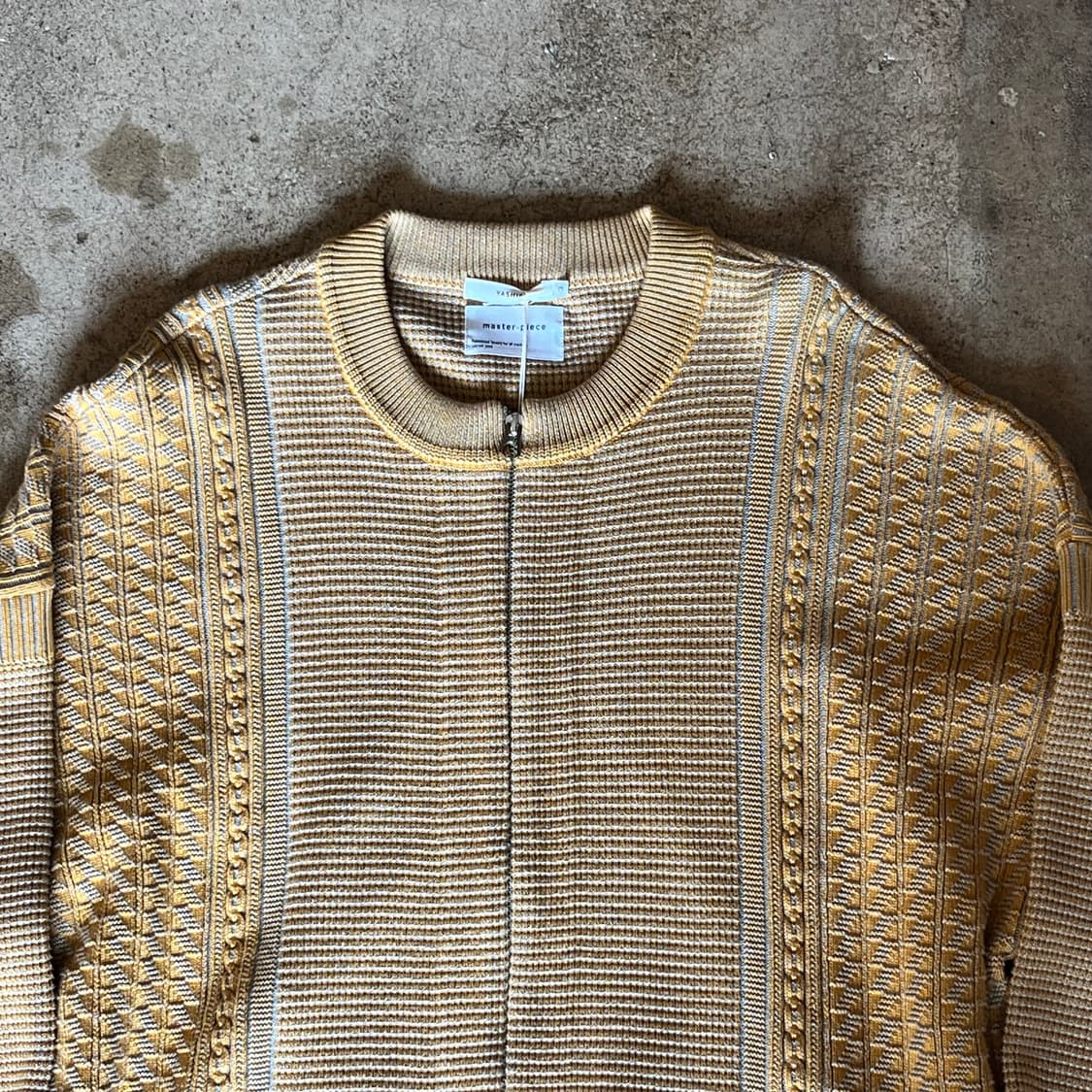 야시키 니트 집업 상품이미지2